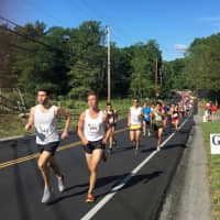 <p>Hundreds turned out on a scorching Independence Day to run in Pound Ridge&#x27;s 17th annual 5K road race.</p>