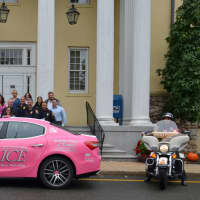 <p>The Westport Police announced that in recognition of Breast Cancer Awareness Month, a pink police decal vehicle has been donated to the department for the month of October. </p>