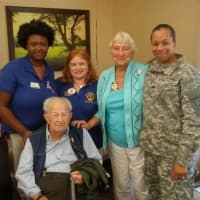 <p>Purple Heart recipient Robert Katzenoff received a proclamation and was visited by local dignitaries.</p>