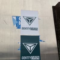 <p>Identity Evropa stickers have been spotted in Montrose.</p>