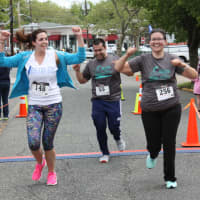 <p>Runners participate in the eighth annual &#x27;Run The Palisades&#x27; 5K/10K in Fort Lee.</p>