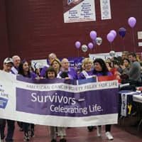 <p>More than 450 people at Iona College in New Rochelle stayed up all night April 9 to raise money in the Relay for Life.</p>