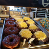 <p>Birthday cake, glazed, raspberry frosted — what&#x27;s your pleasure at Donut Crazy?</p>
