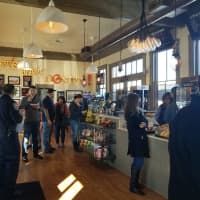 <p>The new Donut Crazy at the Wesport Train Station is about 1,000 square feet.</p>