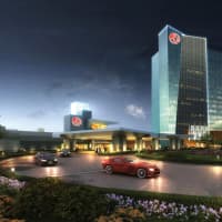 <p>Artist&#x27;s rendering of the Resorts World Catskills casino which opened Thursday, Feb. 8 in Monticello.</p>