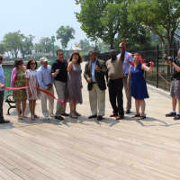 <p>Elected officials held a ribbon-cutting ceremony on Tuesday to mark the completion of a major renovation at Rye Playland Amusement Park.</p>