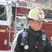 <p>Robert Yost is one of two local firefighters off fighting fires out West.</p>