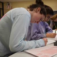 <p>The students answered a series of multiple-choice questions in the national test, which were designed to evaluate their problem-solving and analytical skills.</p>