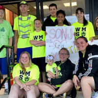 <p>Athletes with the West Milford Special Olympics met with Kyle Lang during his journey across the U.S. .</p>