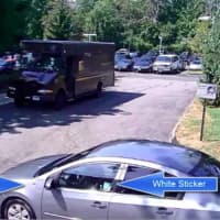 <p>Stamford Police are looking for the public&#x27;s help in catching a burglary suspect who was driving the car pictured in this photo.</p>
