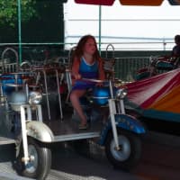 <p>Kids rode motorcycles and other rides at the fair.</p>