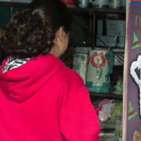<p>Children have been painting spooky images on Scarsdale storefronts at Halloween for several years.</p>