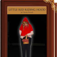 <p>Rita Price as “Little Red Riding Hood” from Charles Perrault’s Little Red Riding Hood. </p>