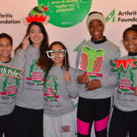 <p>Volunteers helped make the Jingle Bell Run in Purchase a success. The event benefited the Arthritis Foundation. </p>