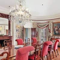 <p>The classic dining room at 48 Haights Cross Road in Chappaqua.</p>