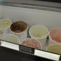 <p>Tubs of ice cream at Dr. Mike&#x27;s Ice Cream.</p>