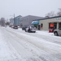 <p>The Norwalk police department posted photos of snow-covered roads on its social media accounts Saturday.</p>