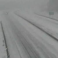 <p>A look at conditions on the Taconic State Parkway at Crompond Road in Yorktown.</p>