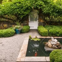 <p>A koi pond is one of the unique exterior features at 727 Bedford Road in Armonk.</p>