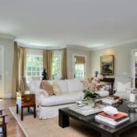 <p>The living room is part of the house that includes more than 4,500 square feet.</p>