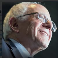 <p>&quot;When we stand together, win win,&quot; Democratic presidential contender Bernie Sanders said in a Tweet posted just after 8 p.m. &quot;Thank you, New Hampshire.&quot;</p>