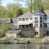 <p>The home at 420 North Lake Boulevard in Mahopac is listed by John Kincart of Houlihan Lawrence.</p>