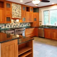 <p>The kitchen at the home in Yorktown Heights.</p>