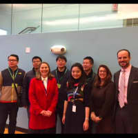 <p>Chinese students from Liaoning Province Shiyan High School visited Pelham Memorial High School.</p>