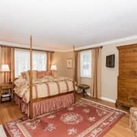 <p>The master bedroom is complete with walk in closets and a luxurious bathroom.</p>