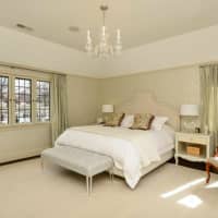 <p>The master suite is light and bright.</p>