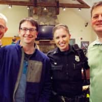 <p>Featured from left to right are Dave Marshall, David Finn, Officer Aran Santilli and Tom Sedgwick.</p>