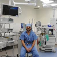 <p>Health Quest Medical Practice surgeon Dr. Pranat Kumar poses for a portrait on Feb. 25 in a new surgical suite at Northern Dutchess Hospital.</p>