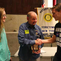 <p>History students at Lakeland High School in Shrub Oak received a visit to the school by World War II Veteran Dave Mann this week.</p>