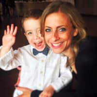 <p>Jaime Palatnek and Cooper, who will be 5 in June.</p>