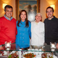 <p>Chef Debra Ponzek and her team from Aux Délices.</p>