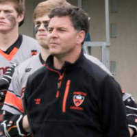 <p>Princeton lacrosse coach Chris Bates, a 1986 graduate of John Jay High School in Cross River.</p>