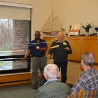 <p>Men in the Adult Day program at Waveny LifeCare Network enjoy &quot;His and Hers Day.&quot;</p>