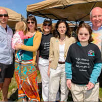 <p>The Bagnati family, Katie Banzhaf, executive director of STAR, state Rep. Gail LaVielle and STAR client Annie Brautigam.</p>