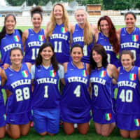 <p>The Italian national lacrosse team</p>