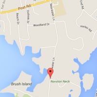 <p>The fatal fall occurred at a home construction site on Nearwater Lane in Darien.</p>