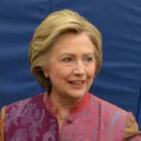 <p>Hillary Clinton arrives at Douglas G. Grafflin Elementary School in Chappaqua, N.Y., to cast her vote in New York&#x27;s Democratic presidential primary last Tuesday.</p>