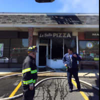 <p>An electrical short in the kitchen caused a fire at La Bella Pizza</p>