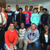 <p>The Westhill boys&#x27; basketball team was honored by Mayor David Martin Tuesday at the Government Center for its state championship.</p>