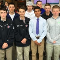 <p>The Stamford-Westhill combined boys&#x27; hockey team was honored by Mayor David Martin Tuesday at the Government Center for its championship season.</p>