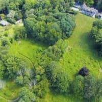 <p>An aerial view of the property gives a glimpse of some of the nearly 40 acres.</p>