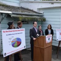 <p>Sen. David Carlucci explains how zombie properties have cost Rockland homeowners about $11.6 million in property value depreciation.</p>