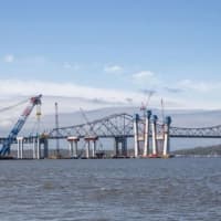 <p>An accident involving an overturned truck Friday on the Tappan Zee Bridge resulted in a baby being born in a nearby parking lot and the delayed arrival of a former president at a rally.</p>