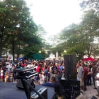 <p>A view from the stage at Caribbean Jerk Festival 2015.</p>