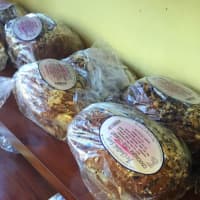 <p>Challahs ready for sale at The Challah Fairy in New City.</p>