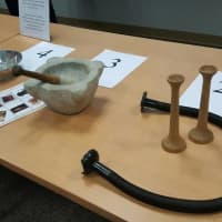 <p>The Centennial Celebration presented Saws, Scalpels and Stitches earlier this year, showcasing early medical instruments.</p>
